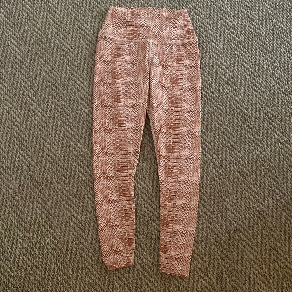 WeWoreWhat Snakeskin Leggings